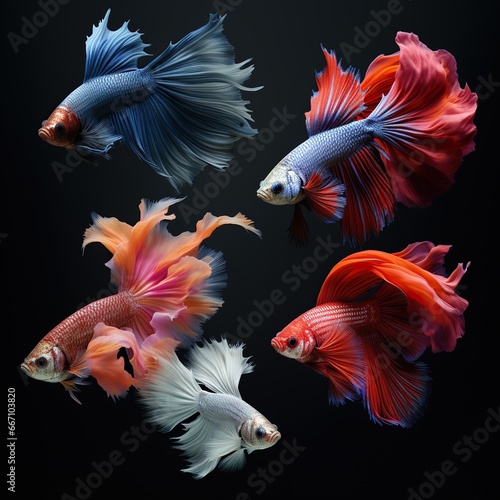 red and yellow fish © Man888