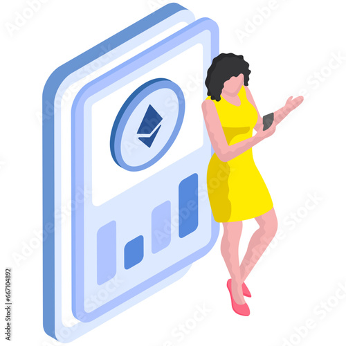 Vector design of ethereum analytics