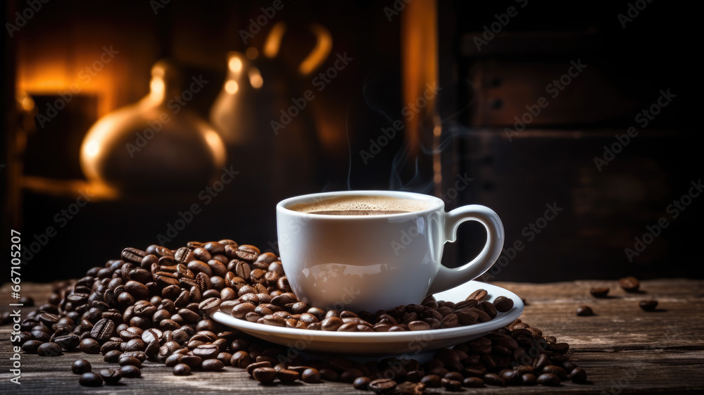 Fototapeta premium Aromatic Coffee Delight