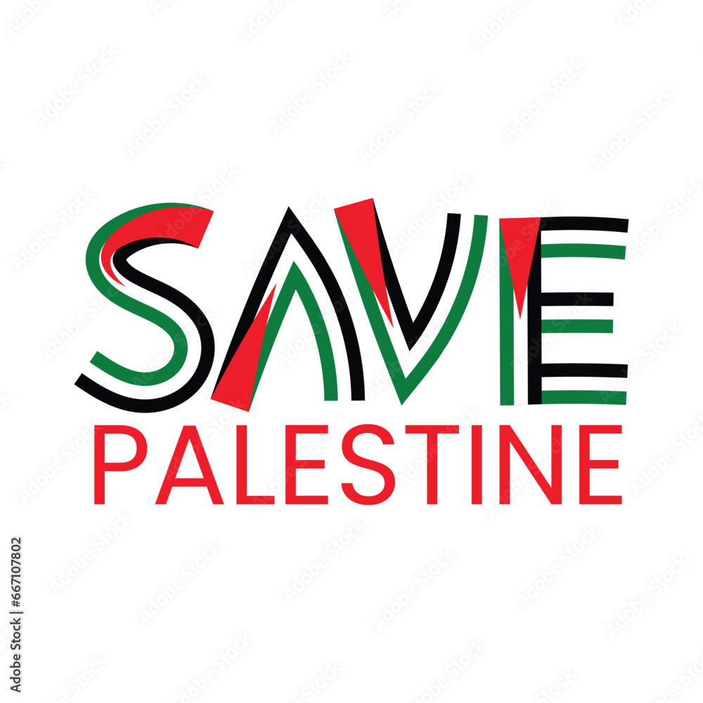 Save Palestine banner design. Save Palestine vector illustration ...