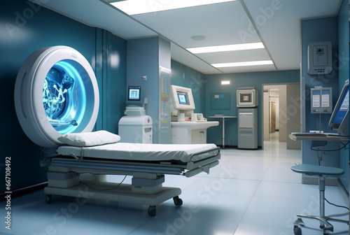 ivmti cvr room at the hospital in newry, northern ireland, in the style of machine age aesthetics, uhd image, photorealism, scanner photography, smooth and curved lines, bunnycore, mechanized precisio