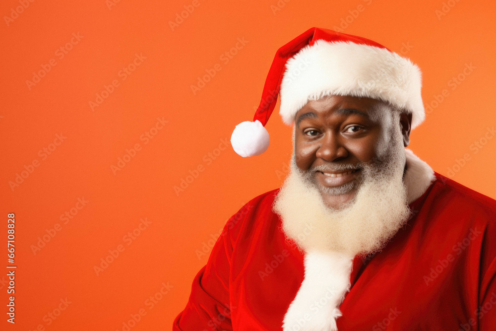Santa claus in santa costume with a smile Santa claus in santa costume with a smile