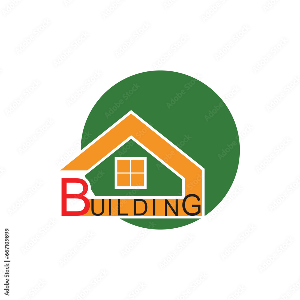 Building logo design simple concept Premium Vector Building logo design simple concept Premium Vector