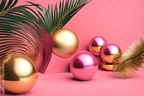 mosaic podium for product presentation 