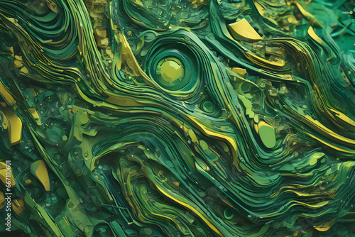 Abstract background based on Green