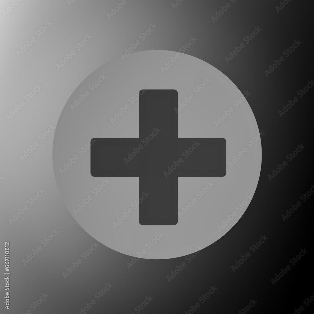 Fototapeta premium first aid cross icon
