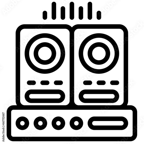 speaker,music and multimedia,subwoofer,woofer,loudspeaker,electronics,speakers,audio,sound,technolog.svg