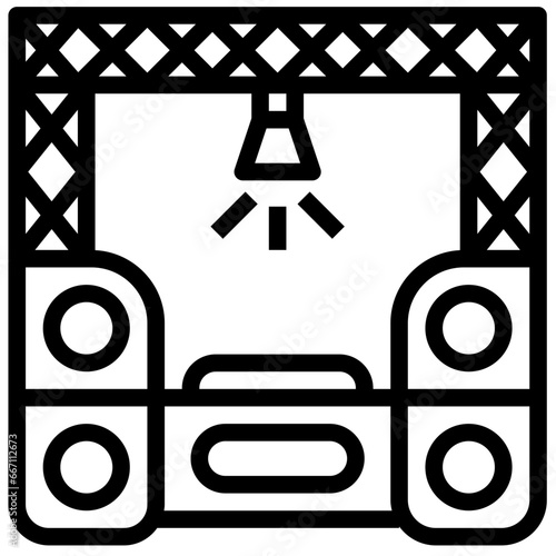 stage,concert,music and multimedia,festival,music player,lights,entertainment,illumination,technolog.svg