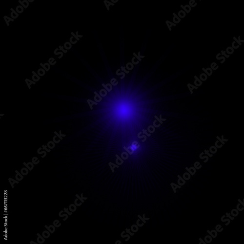 Overlay, flare light transition, effects sunlight, lens flare, light leaks. High-quality stock image of warm sun rays light effects, overlays or blue flare isolated on black background for design