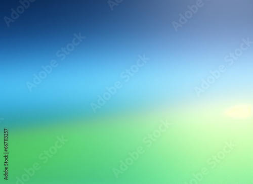 Fondo abstracto con degradado de color blanco sobre difuminado de tono azul y verde