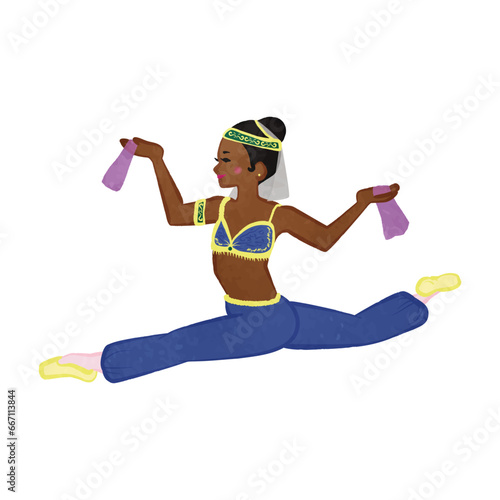 Ballet Nutcracker Cute Arabian Dance Woman 01