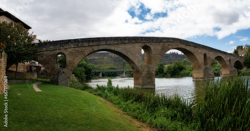 Puente la Reina is a village and municipality in the autonomous community of Navarre, Spain. © mvera