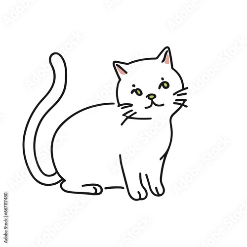 猫のイラスト