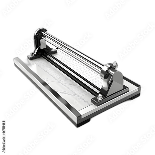 Tile cutter isolated on transparent or white background