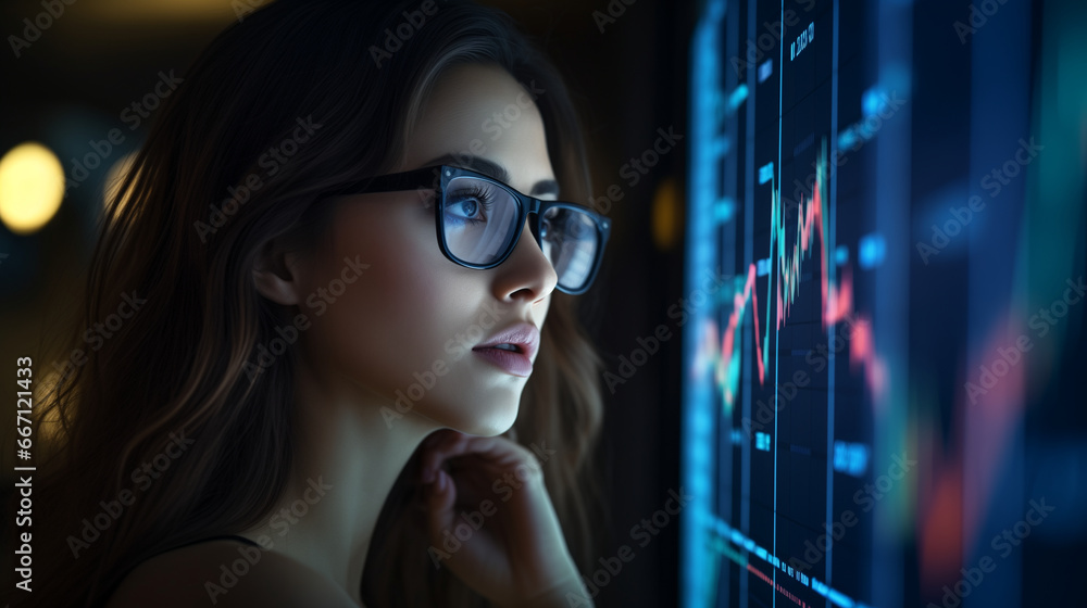 Crypto traders engrossed in discussing trading charts, research reports, and growth while analyzing strategies on their monitors, embodying the concept of financial risks