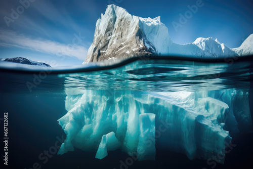iceberg in polar regions © Straxer
