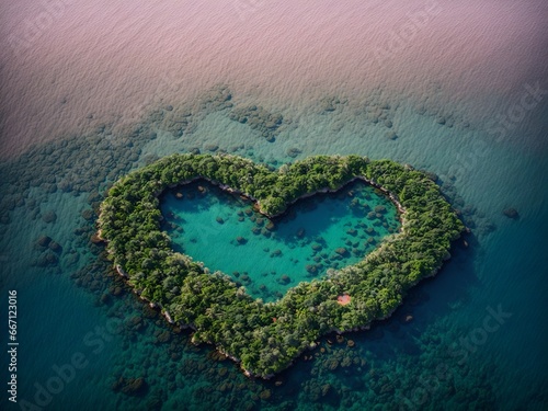 Heart shape island © Meeza