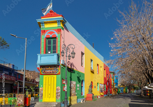 Caminito street. La Boca, Buenos Aires, Argentina. photo