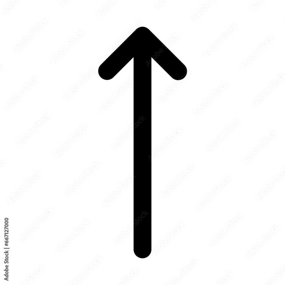 Up Arrow Line Icon Up Arrow Line Icon