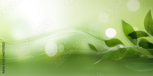 Abstract green environmental background. 