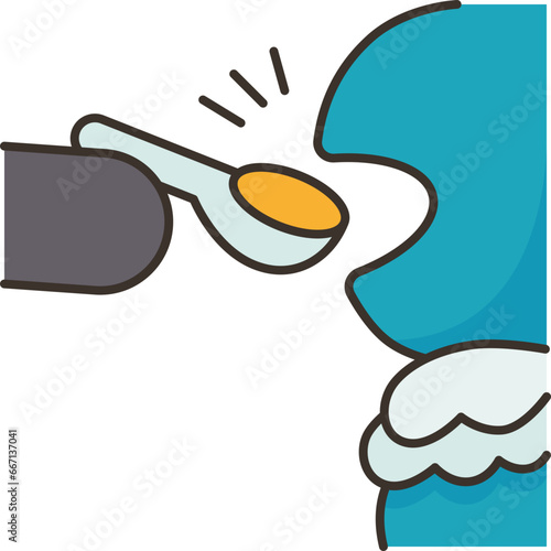 supervise mealtimes  icon