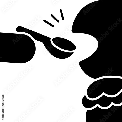 supervise mealtimes  icon