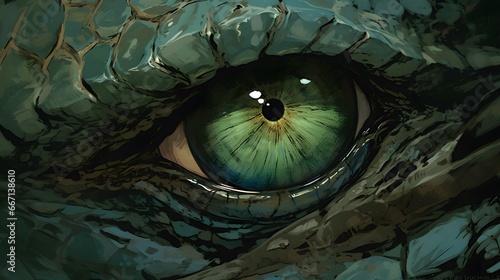 Eye illustration background  pupil and iris design