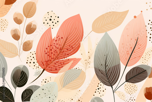 abstract leaf background