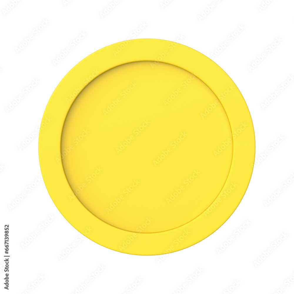 3D of Gold Coins Icon Isolated on transparent background PNG. Empty Golden Money Sign. 3D of Gold Coins Icon Isolated on transparent background PNG. Empty Golden Money Sign.
