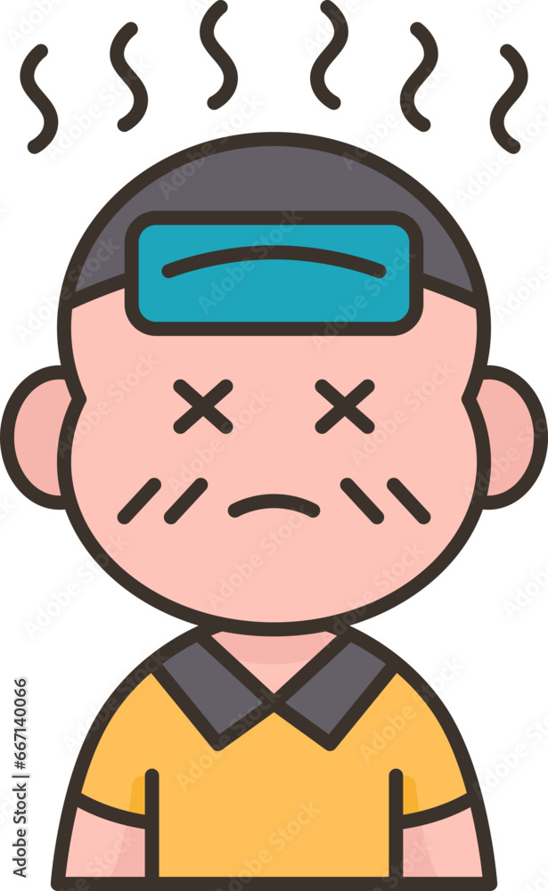 Obraz premium fever icon