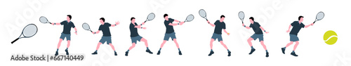 Tennis, tennis player man, male sports person, tennis element © Haruki Yui