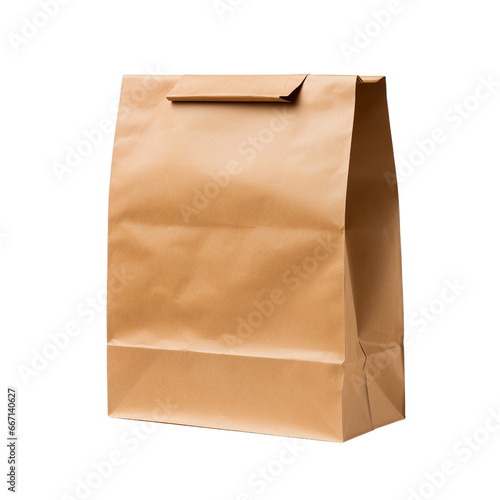 Brown paper lunch bag clip art