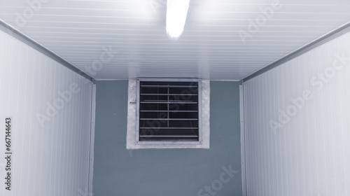 Photos Air hole window from the AHU machine to be distributed to each machine