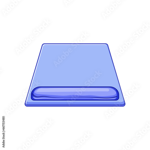 accessory mouse pad cartoon. keyboard button, shape click, pc mat accessory mouse pad sign. isolated symbol vector illustration