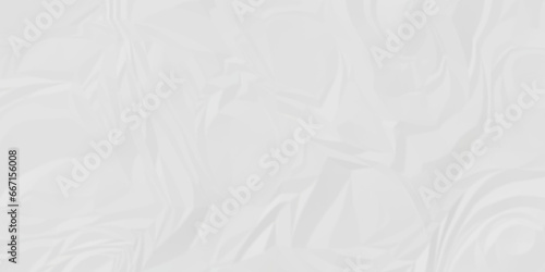 	
Crumpled paper texture and White crumpled paper texture crush paper so that it becomes creased and wrinkled. Old white crumpled paper sheet background texture.	
