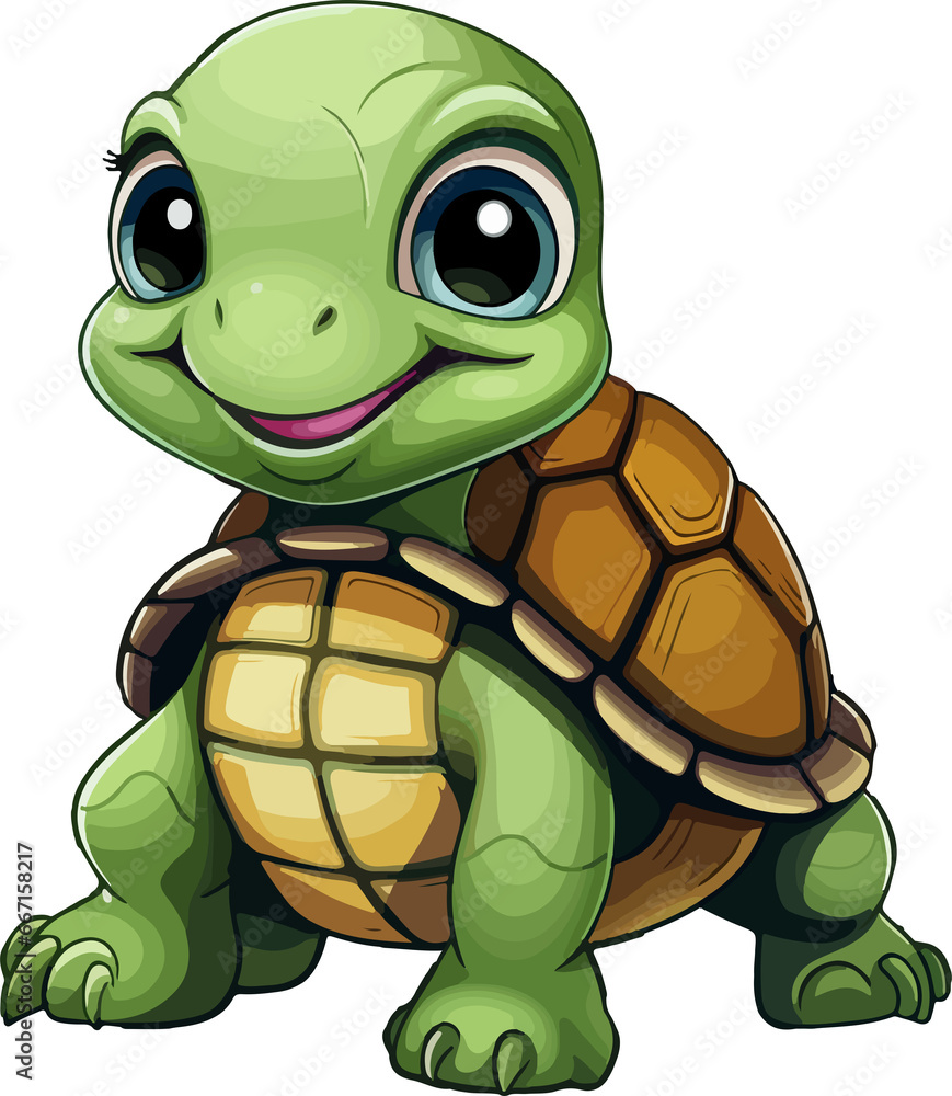 Obraz premium Cute turtle