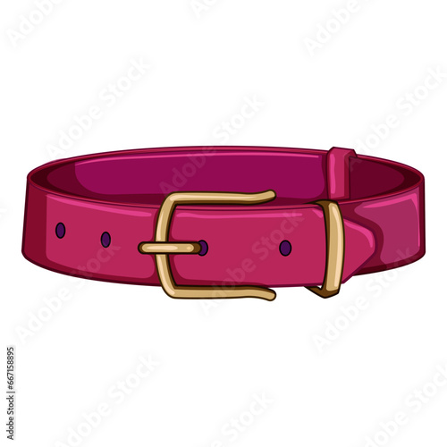 care pet collar cartoon. leash red, leather breed, veterinary doggy care pet collar sign. isolated symbol vector illustration
