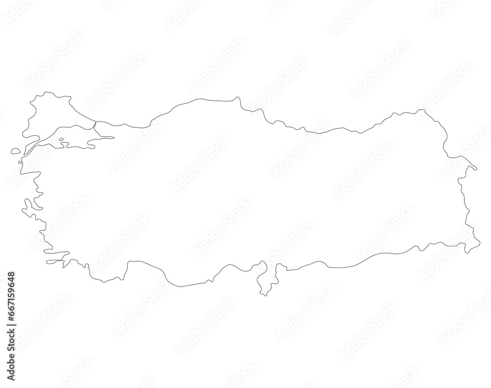 Map of Turkey. Turkish map in details Map of Turkey. Turkish map in details