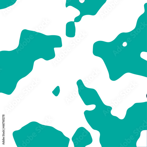 Abstract Cow skin texture. Piebald  skin vector with geographic land shape. 3d world map continent . can be used in leather bag, shoes, back cover and jacket