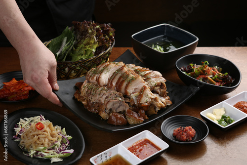 jokbal, This food is korean cuisine.