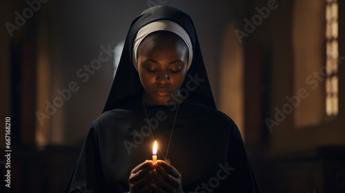 Une nonne africaine photo