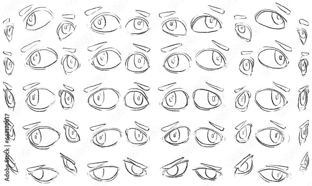 50 Eyes - Digital Art (3D to 2D) 50 Eyes - Digital Art (3D to 2D)