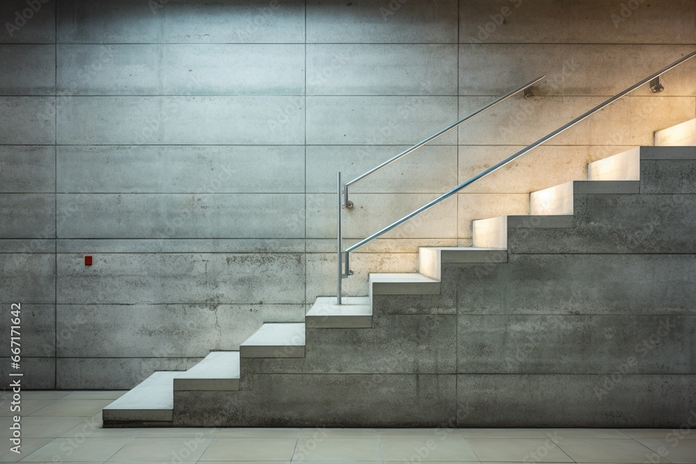 Stairs Mockup Created with Generative AI Stairs Mockup Created with Generative AI
