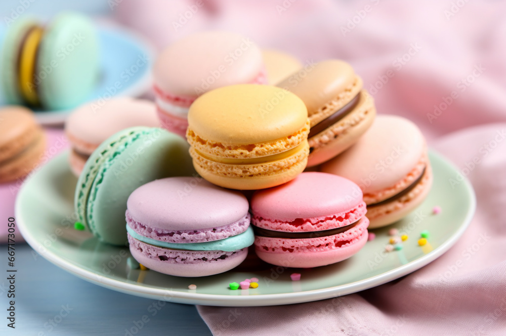 Multi colored macaroons. Macaroons Multi colored macaroons. Macaroons