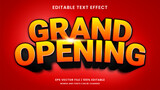 Grand Opening 3d editable text effect