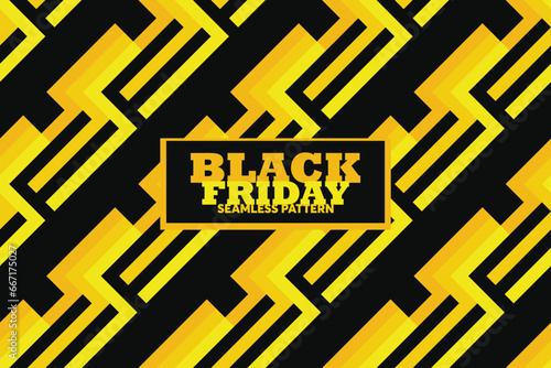 Black Friday Sale. Seamless pattern geometric line. Background for banners, labels, badges, prints, posters, web. Print on card, notebook, invitation card, balloon.