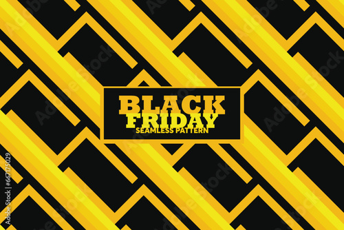 Black Friday Sale. Seamless pattern geometric line. Background for banners, labels, badges, prints, posters, web. Print on card, notebook, invitation card, balloon.