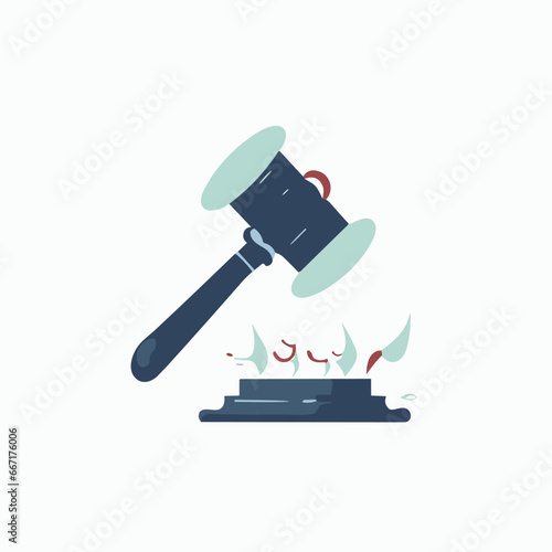 Symbolic Balance Vector Justice Art