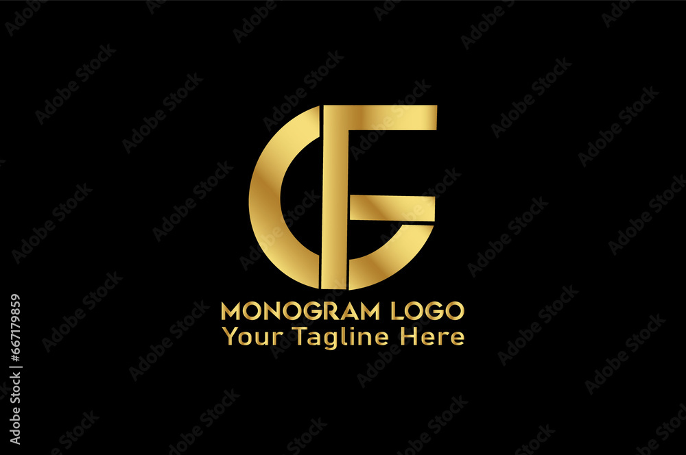 This is a latter, monogram, CF, business logo design This is a latter, monogram, CF, business logo design
