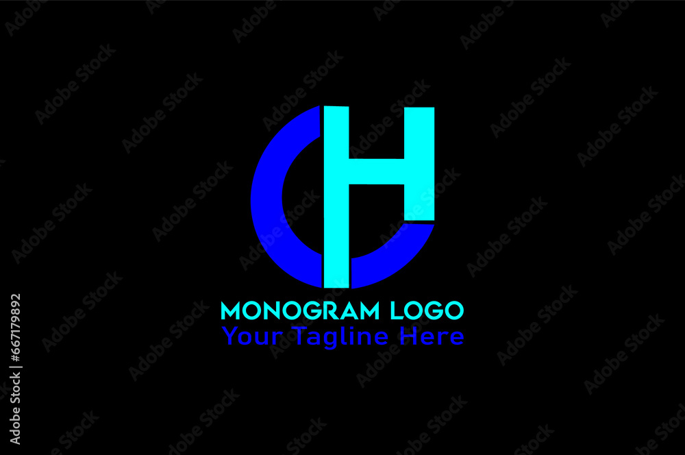 Best latter, monogram, business, CH, company logo design Best latter, monogram, business, CH, company logo design